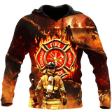 Maxcorners Firefighter All Over Printed Shirts