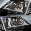 Maxcorners Driving Funny Holstein Cattle All Over Printed 3D Sun Shade