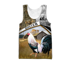 Maxcorners Rooster In Field Unisex Deluxe Hoodie
