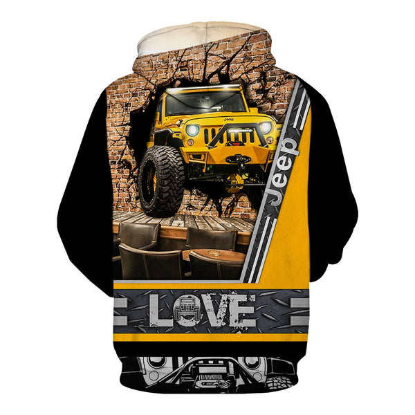 Maxcorners Jeep Love Special Hoodie