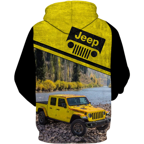 Maxcorners Off Road Jeep Gladiator - Hella Yella Hoodie