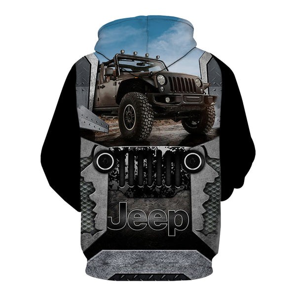 Maxcorners Metallic Jeep Rider - Hoodie