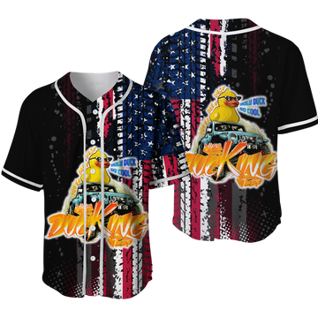 Maxcorners Jeep Duck Cool Jersey Shirt