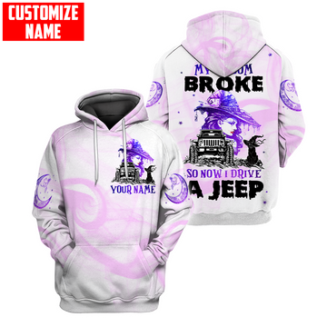 Maxcorners Custom Name Broke A Jeep Shirt