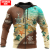 Maxcorners Customized Name Love Turtle Shirts