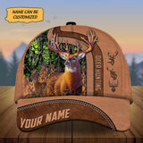 Maxcorners Custom Name Tom Deer Hunting Premium 3D Printed Cap