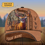 Maxcorners Custom Name Tom Deer Hunting Premium 3D Printed Cap