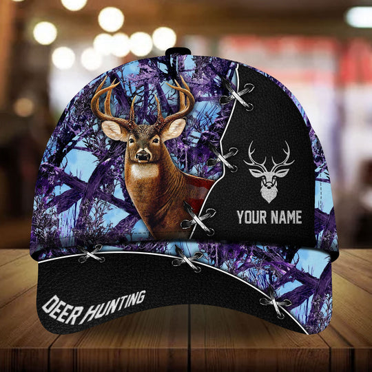 Maxcorners Loralle Premium Deer Hunting Personalized Hats 3D