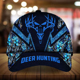Max Corners The Best Deer Hunting Skull Deer Pattern 3D Multicolor Personalized Cap