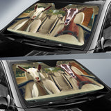 Maxcorners Driving Goats All Over Printed 3D Sun Shade