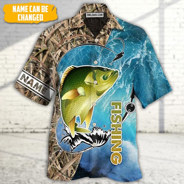 Maxcorners Fishing Crappie Fishing I'm So Happy Personalized Hawaiian Shirt