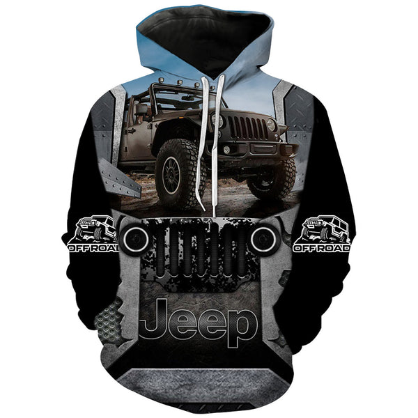 Maxcorners Metallic Jeep Rider - Hoodie