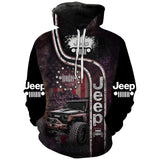 Maxcorners US Galaxy Jeep Hoodie