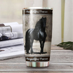 Maxcorners Beautiful Horse Stainless Steel Tumbler 03