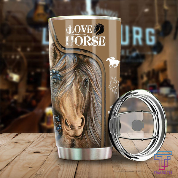 Maxcorners Horse Stainless Steel Tumbler 16