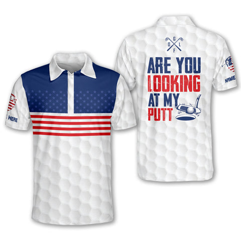 Maxcorners Golf Premium Are You Looking at My Putt Personalized Name All Over Printed Shirt