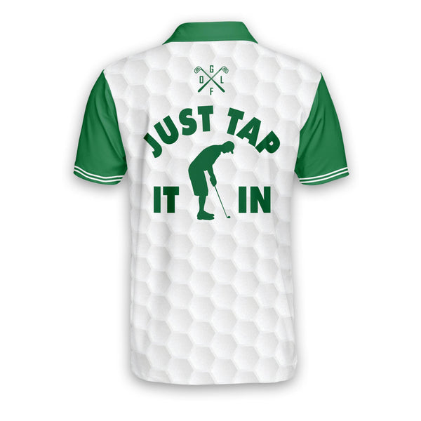 Maxcorners Golf Premium Just Tap It In Crazy Personalized Name All Over Printed Shirt