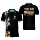 Maxcorners Golf Premium I'd Tap That Classic Personalized Name All Over Printed Shirt