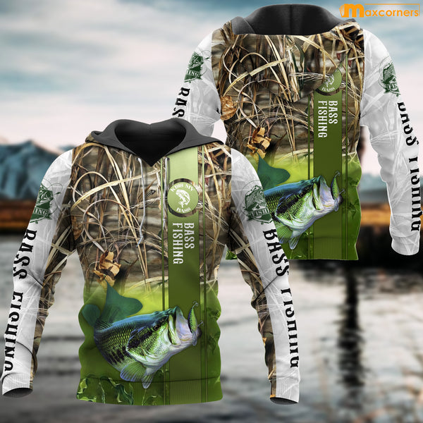 Maxcorners Kiss My Bass Fishing All Over Printed
