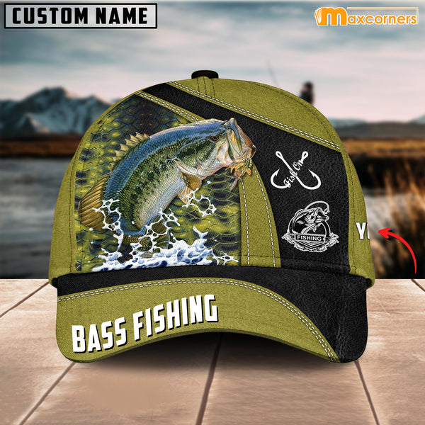 Maxcorners Personalized Bass Fishing Cap