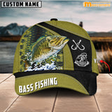 Maxcorners Personalized Bass Fishing Cap