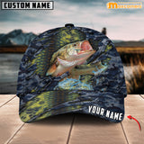 Maxcorners Personalized Steel Bass Fishing Cap