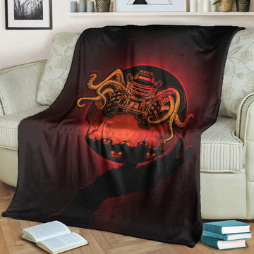 Maxcorners Jeep Moon Premium Blanket Horror Zombie Hand