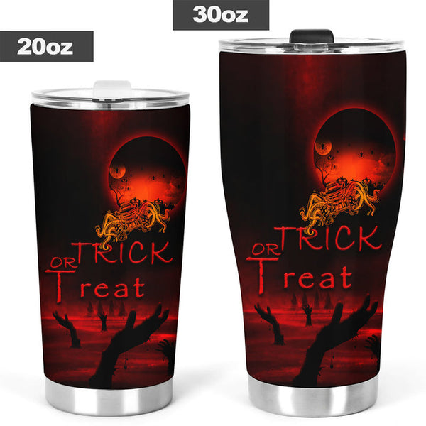 Maxcorners Jeep Moon Horror Zombie Hand 3D Over Printed Tumbler