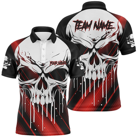 Max Corner Skull Bowling Creepy Style Bowling jerseys Custom Name And Team Shirt