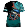 Maxcorners Sailfish Fishing Customize Name All Over Print Shirts