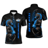 Max Corner Blue Dragon Bowling Team Bowling Jerseys Bowler Outfit Custom Name And Team Shirt