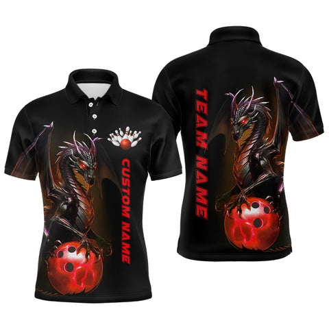 Max Corner Red Dragon And Ball Bowling Jerseys Custom Name And Team Shirt