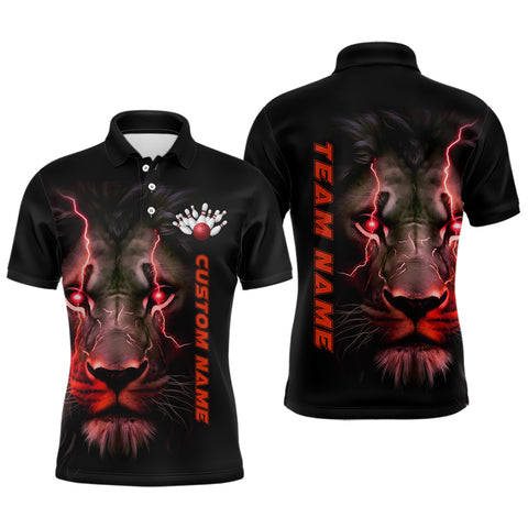 Max Corner Red Lion Lightning Bowling Jerseys Custom Name And Team Shirt