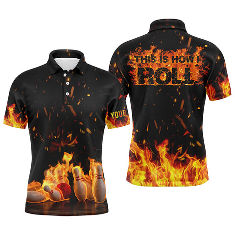 Max Corner This is how I roll custom Bowling Ball and Pins Name And Team Shirt