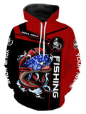 Max Corners Mahi-mahi fishing American flag patriotic Custom Name Fishing Hoodie