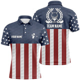 Max Corner Mens golf polo shirts American flag custom patriotic team mens golf shirt, golfing gifts
