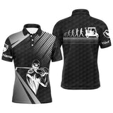 Max Corner Men golf polo shirts custom name black golf evolution men golf top, funny golf polo shirts for men