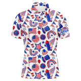 Max Corner Mens golf polo shirts USA independence day pattern custom patriot team golf polo shirts