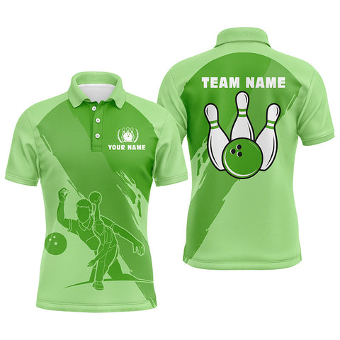 Max Corner Green Graffity team bowling Custom Name And Team Shirt