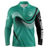 Max Corner Mens golf polo shirts custom name mens green golf tournament polo shirts