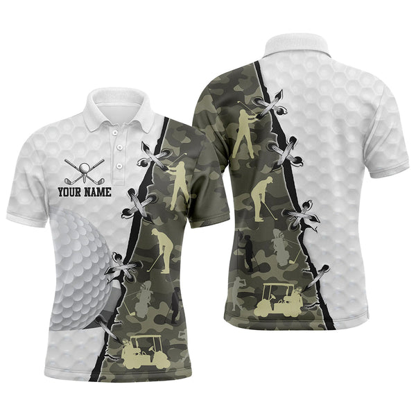 Max Corner Mens golf polo shirts custom name camouflage golf shirts, team golf tops for mens
