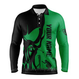 Max Corner Cool Mens golf polos shirts custom name skull golf black shirt jerseys, golf wear for mens