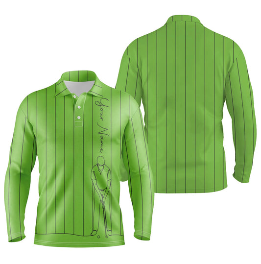 Max Corner Personalized mens golf polo shirts custom name golf tops mens, golf gifts for men