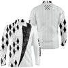 Max Corner Mens golf polo shirt custom black argyle pattern golf skull white team golf shirts