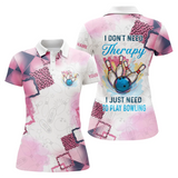 Maxcorners I Don't Need Therapy I Just Need To Play Bowling Personalized All Over Printed Shirt For Women