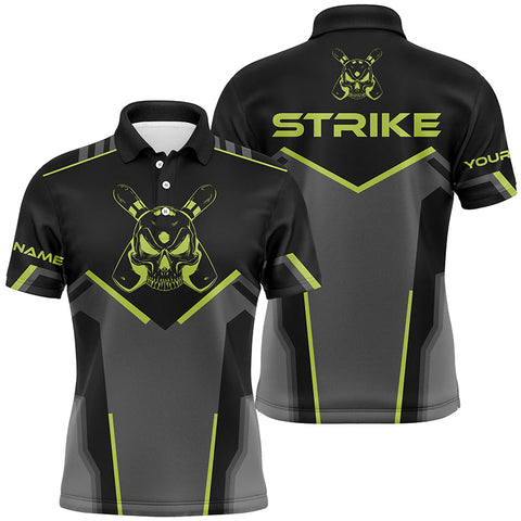 Max Corner Retro Skull And Pin Strike Custom Name Shirt