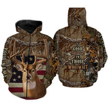 Max Corner Deer hunting American Flag camo Custom Name All over print Shirt Gift For Hunter