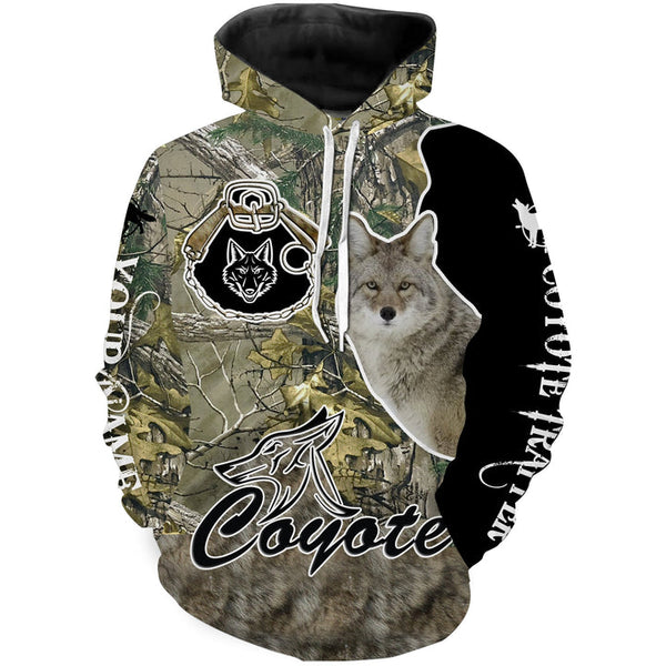 Maxcorners Coyote Trapping Custom Name All Over Printed Shirts