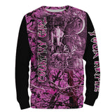 Max Corner Pink camo Women's hunting clothes custom Name 3D All over printing Gift For Hunter