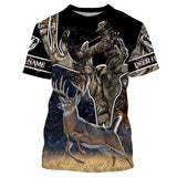Max Corner Deer hunting Camo Custom name All over print shirts Gift For Hunter